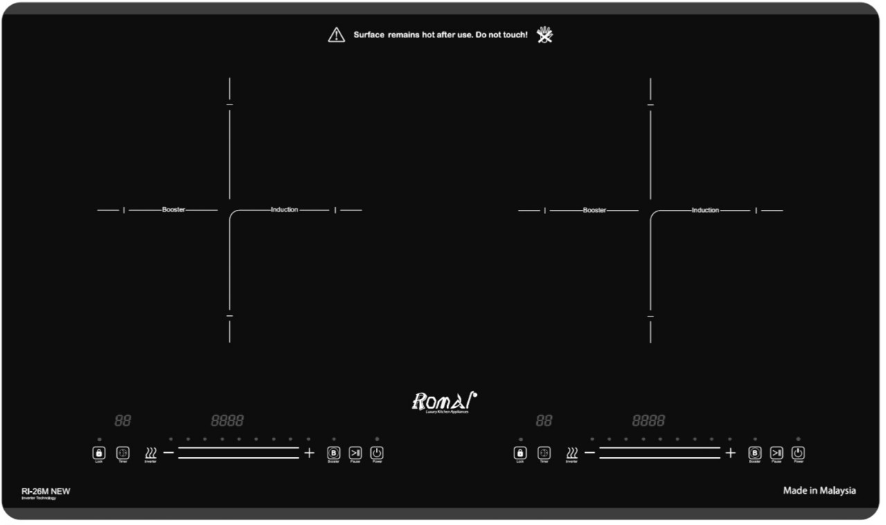 Bếp từ đôi Romal RI - 26M