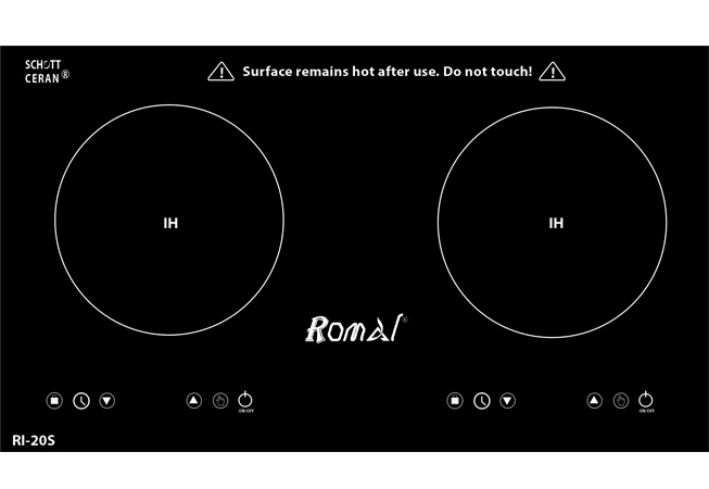 Bếp từ đôi Romal RI-20S